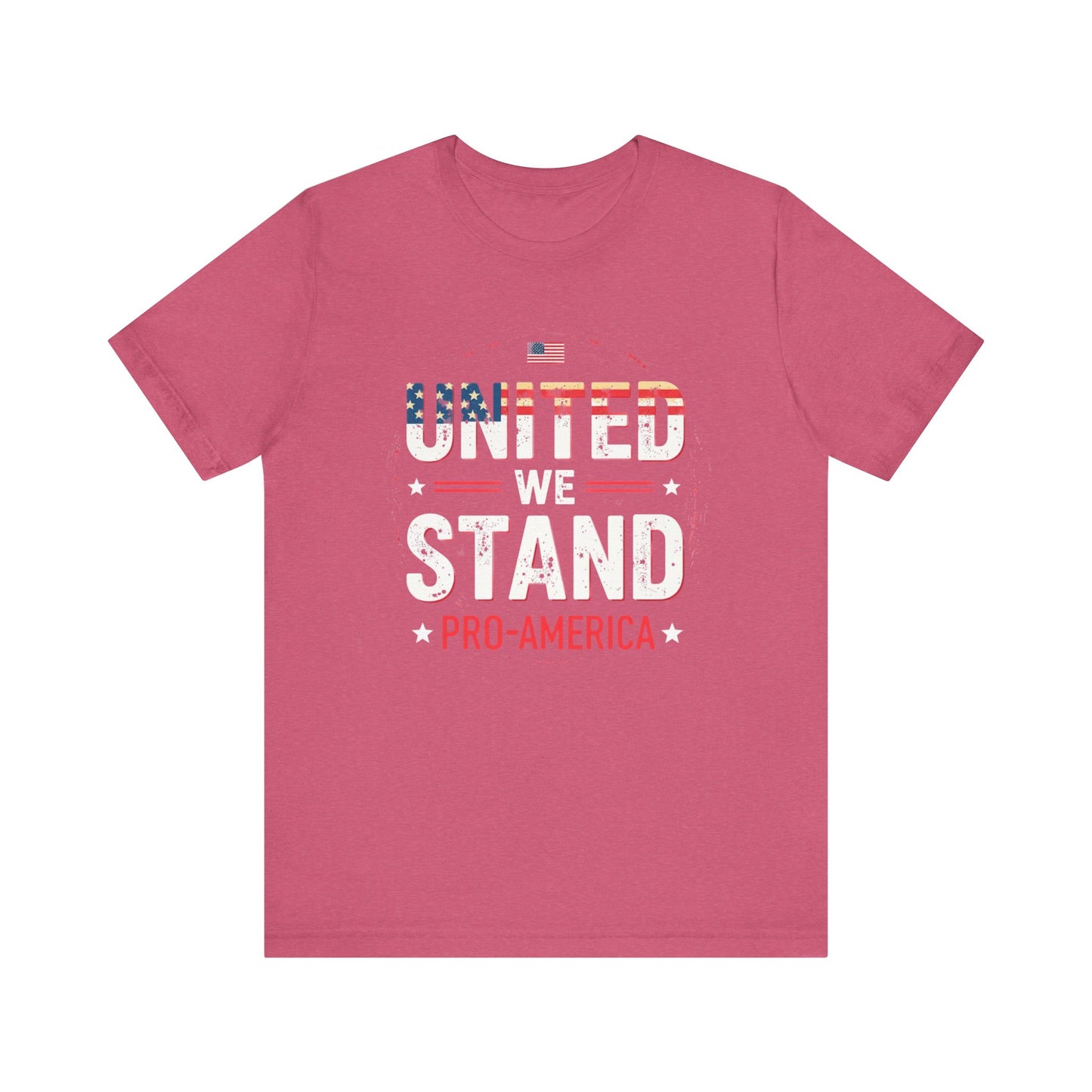 United We Stand Pro-America Unisex Tee - Casual Patriotic Shirt - Psychonaut Swag