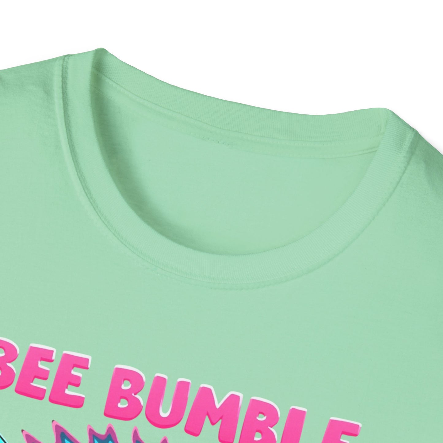 Bee Bumble T-Shirt, Retro Graphic Tee, Softstyle Unisex Shirt, Summer Fashion, Gift for Beekeepers, Eco-Friendly Tee - Psychonaut Swag
