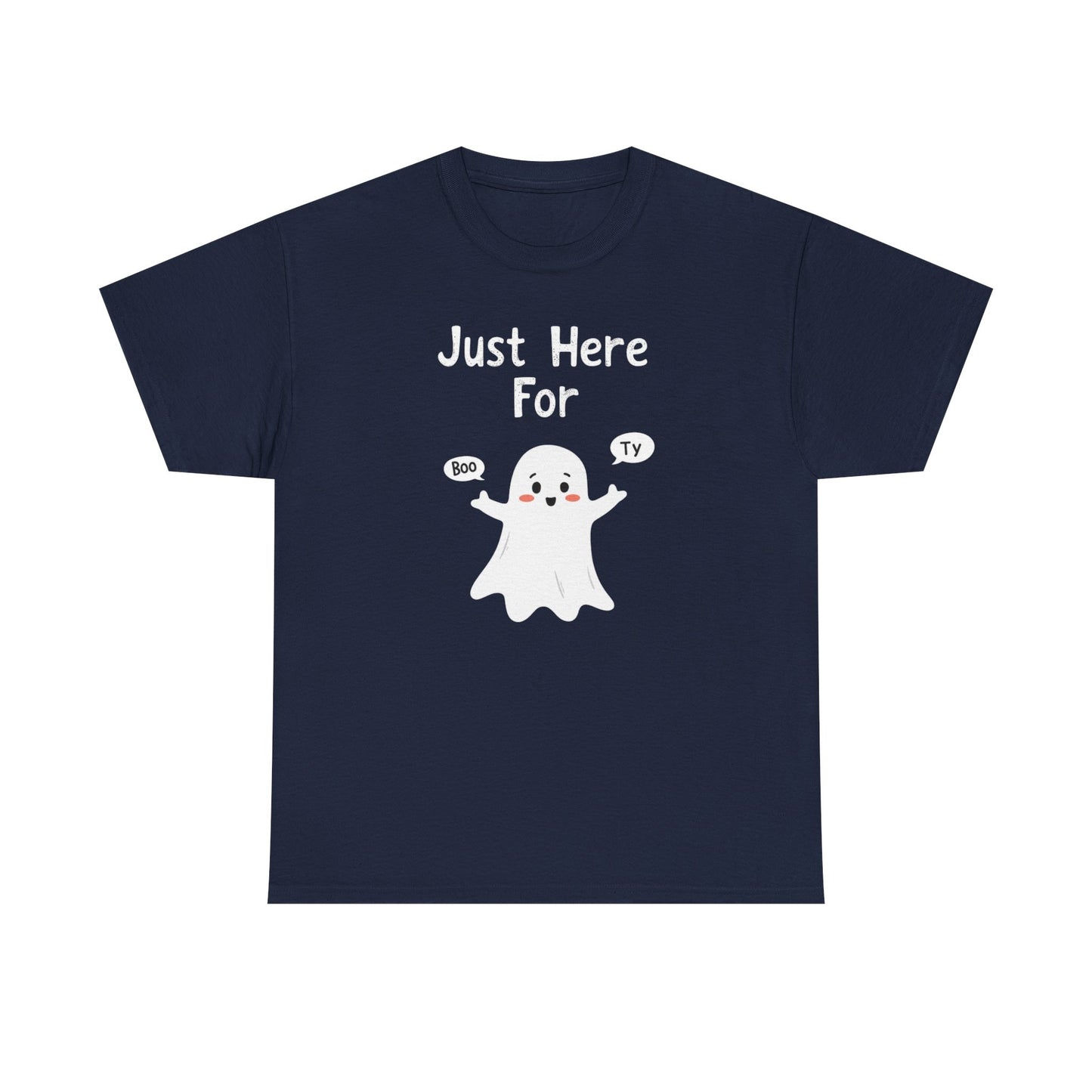 Cute Boo, Unisex Heavy Cotton Tee - Perfect for Self-Love, Gift, Casual Wear, Birthdays, or Relaxation