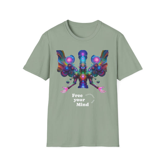 Mechanical Elf, Psychonaut Swag, Unisex Softstyle T-Shirt - Psychonaut Swag