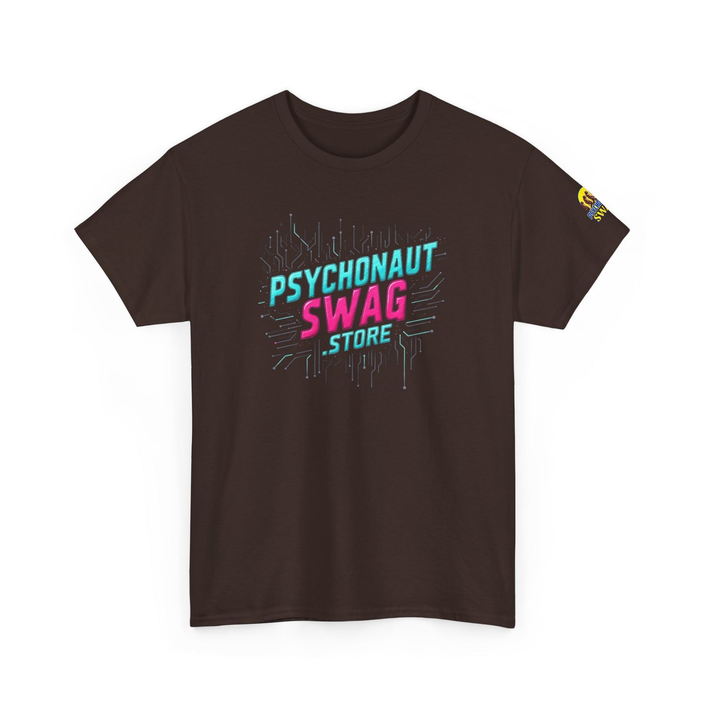 Psychonaut Swag, Human Billboard, Unisex Heavy Cotton Tee