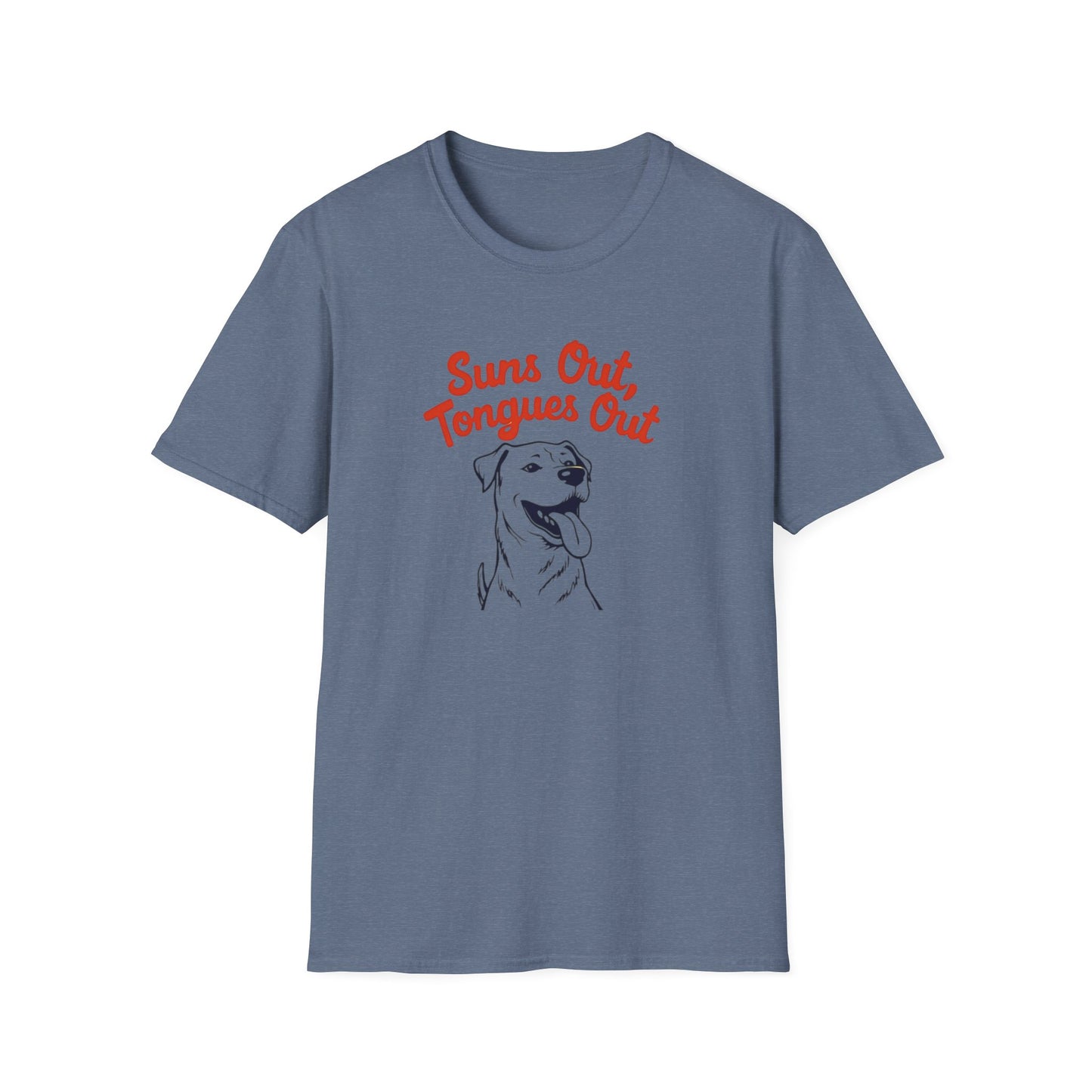 Suns Out, Tongues Out T-Shirt – Unisex Summer Tee, Dog Lovers Gift, Casual Wear, Cute Pet Shirt, Animal Lover Apparel - Psychonaut Swag