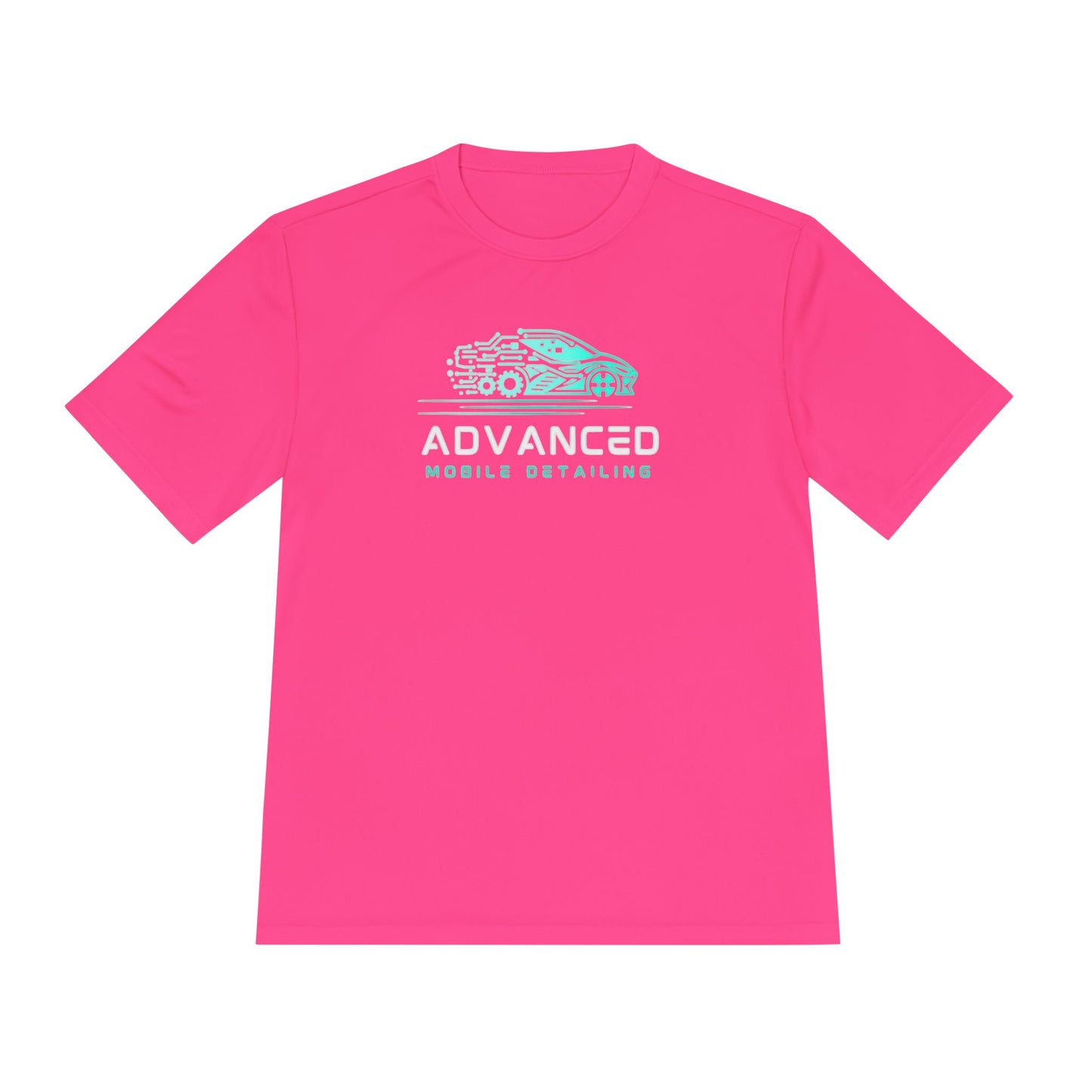 Mobile Detailing, Moisture Wicking Tee for Car Enthusiasts, Active Lifestyle Shirt, Advanced Mobile Detailing Tee, Sportswear Gift for Him, Fitness Apparel