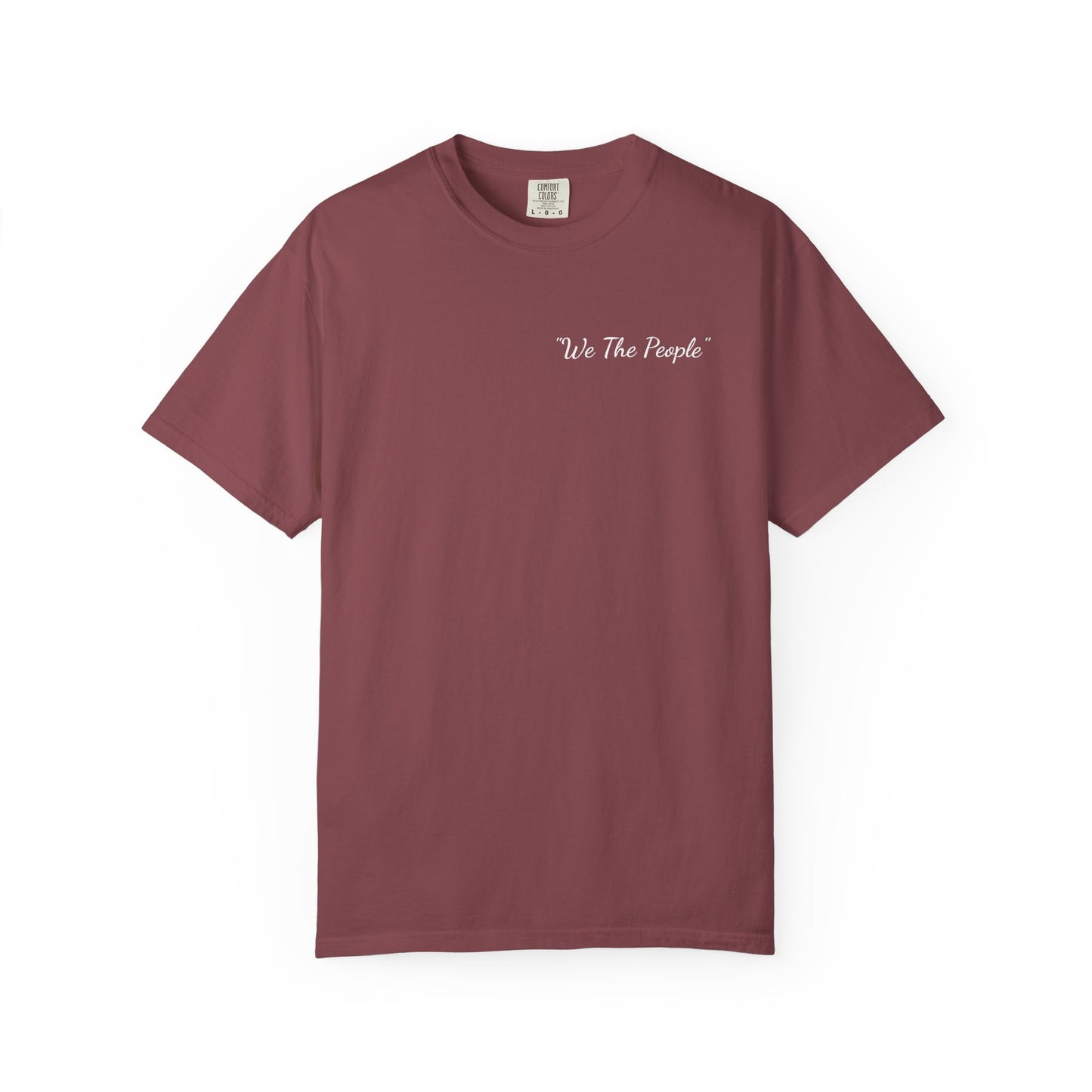 We the People/flag, Unisex Garment-Dyed T-shirt - Psychonaut Swag