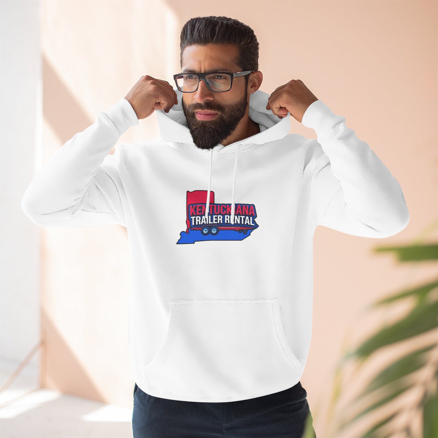 Kentuckiana Trailer Rental Hoodie | Cozy Casual Wear, Perfect for Road Trips, Gift for Outdoor Enthusiasts, Iconic Travel Style
