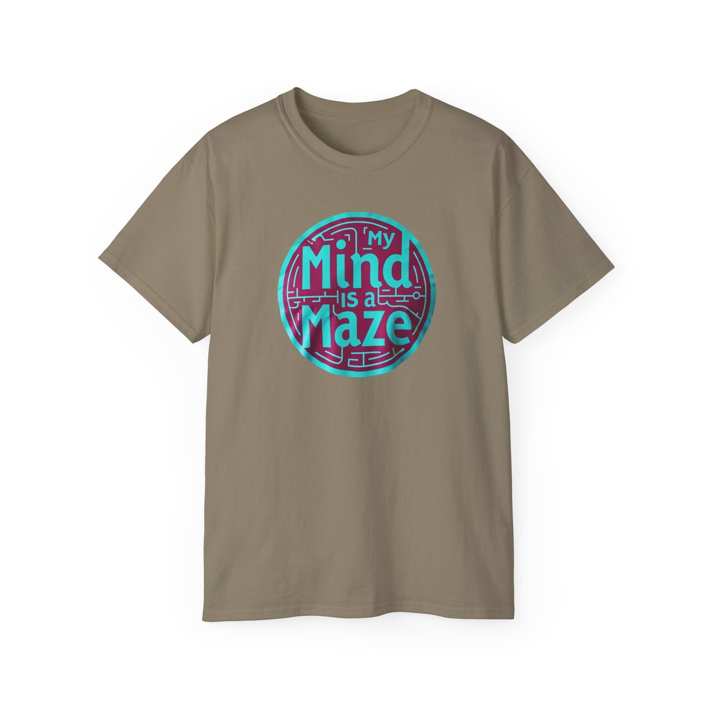 Mind is a Maze Unisex Ultra Cotton Tee - Creative and Thoughtful Shirt - Psychonaut Swag