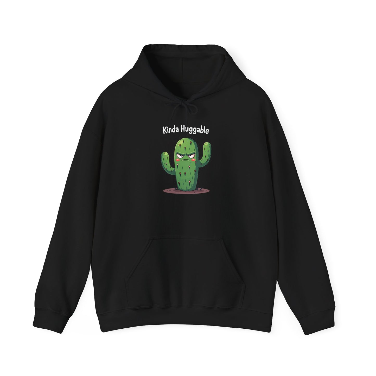Kinda Huggable, Unisex Heavy Blend Sweatshirt, Comfy Gift, Funny Plant Lover Apparel, Perfect for Casual Outings, Spring Celebration - Psychonaut Swag