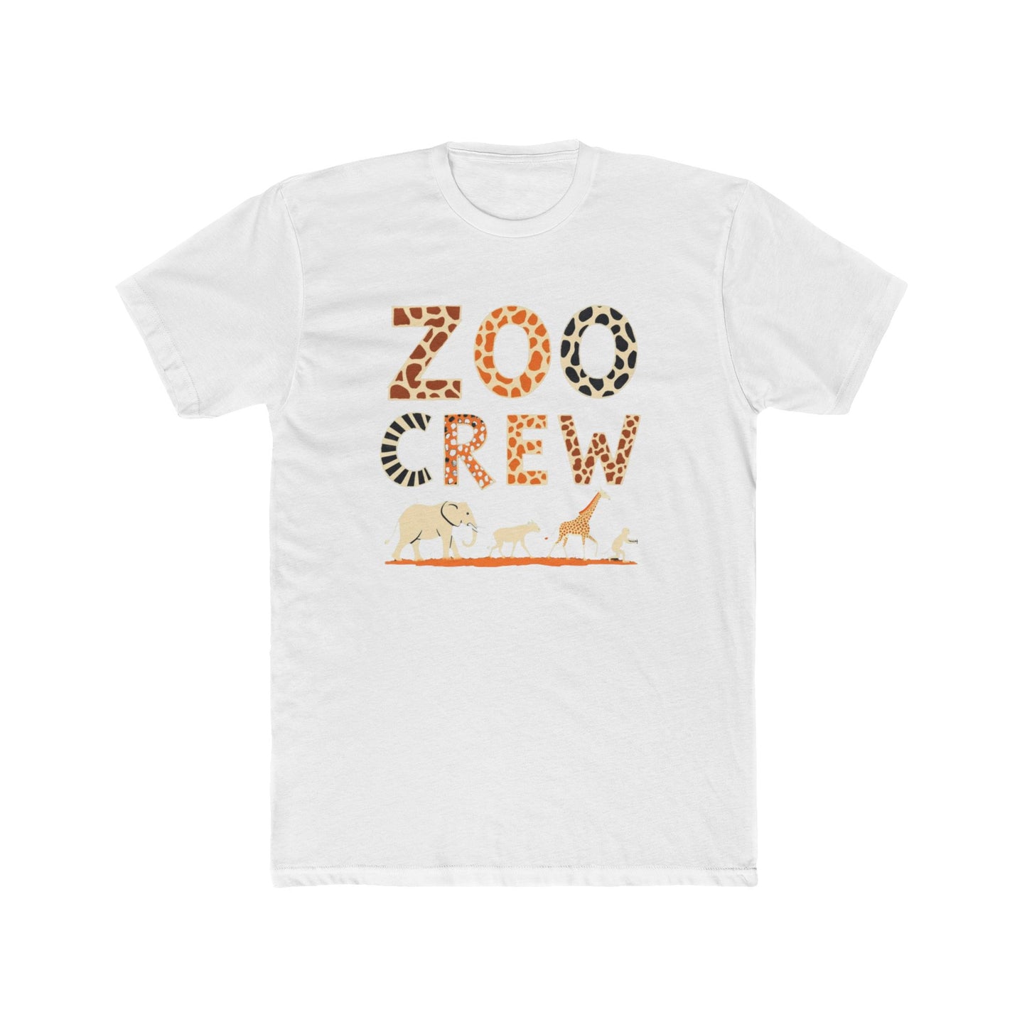 Zoo Crew Unisex Cotton Crew Tee, Animal Shirt, Wildlife Apparel, Zoo Membership Gift, Family Outing Tee, Fun Educational Outfits - Psychonaut Swag