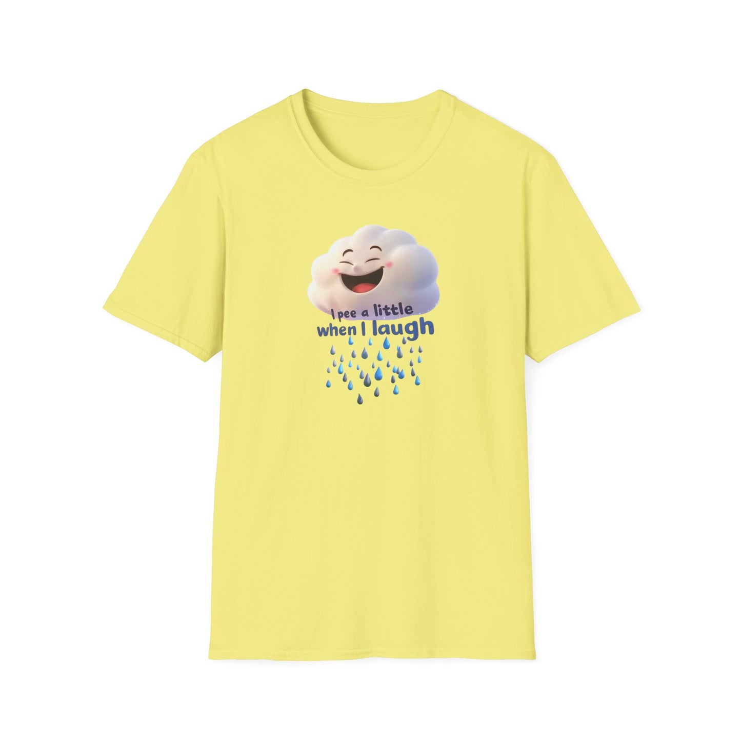 Cloud Laughing Causes Rains, Unisex Softstyle T-Shirt