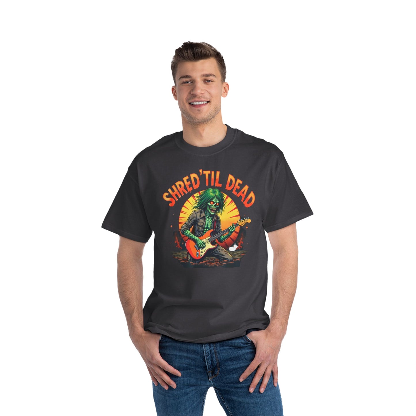 Rockin' Shred'Til Dead T-Shirt | Music Lover Gift, Concert Tee, Graphic Tee, Chill Vibes, Unique Band Merchandise - Psychonaut Swag