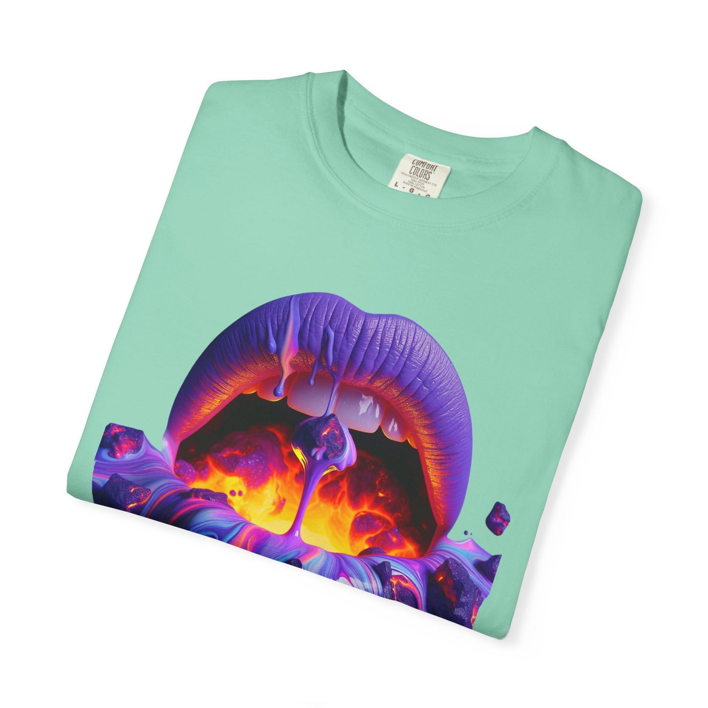 Lava Lips, Unisex Garment-Dyed T-shirt
