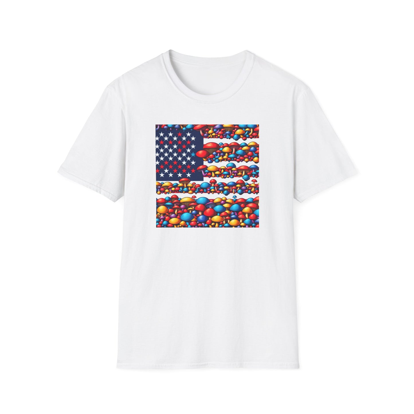 Psychedelic America Softstyle T-Shirt - Psychonaut Swag