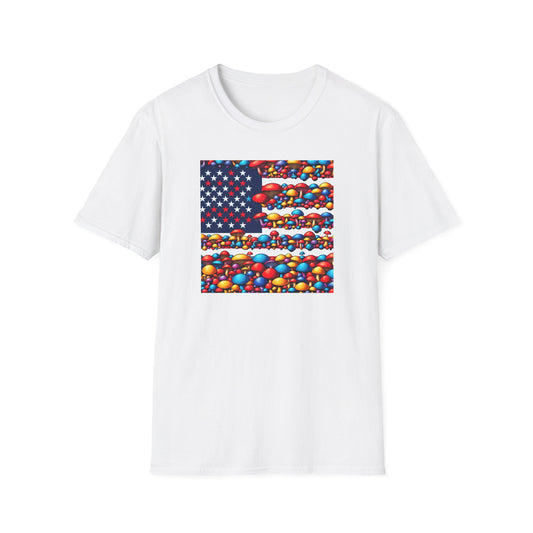 Psychedelic America Softstyle T-Shirt - Psychonaut Swag