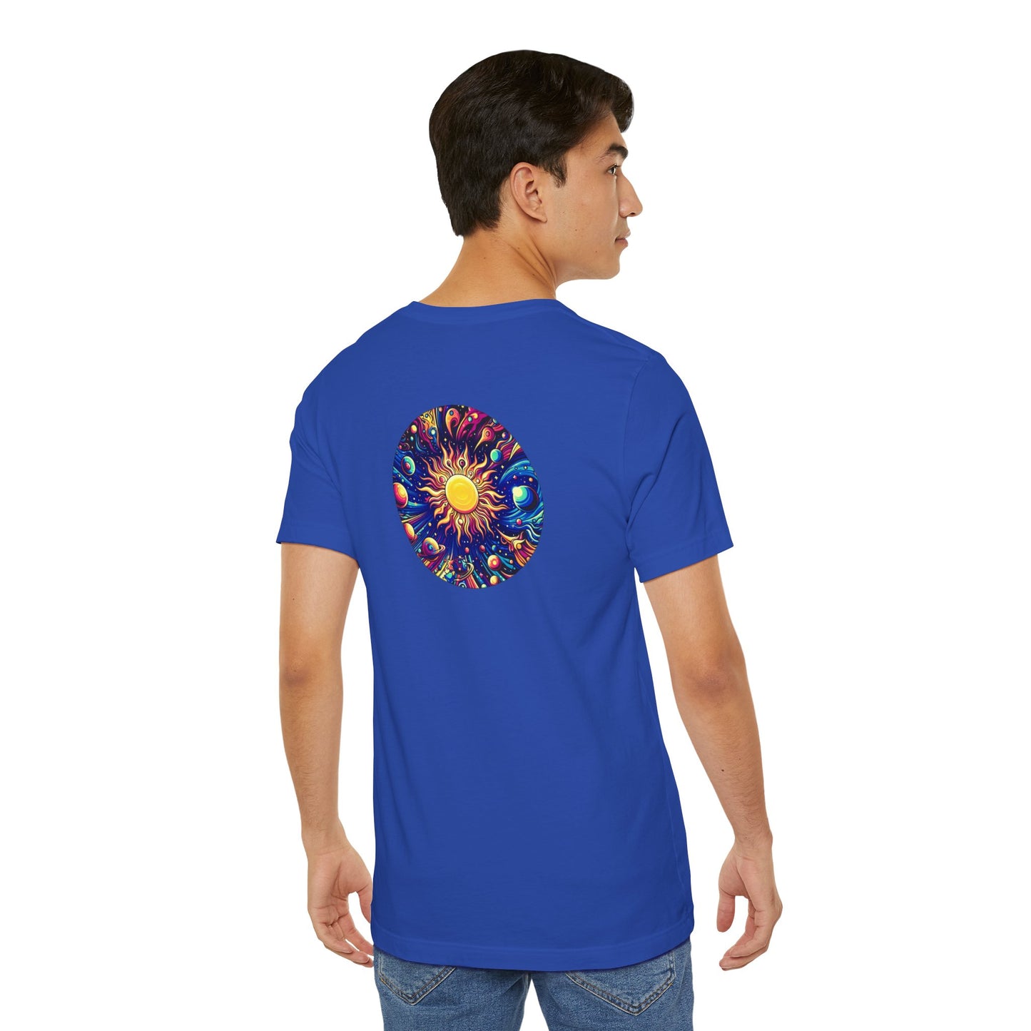 Psychonaut Staple solar system, Unisex Jersey Short Sleeve Tee - Psychonaut Swag