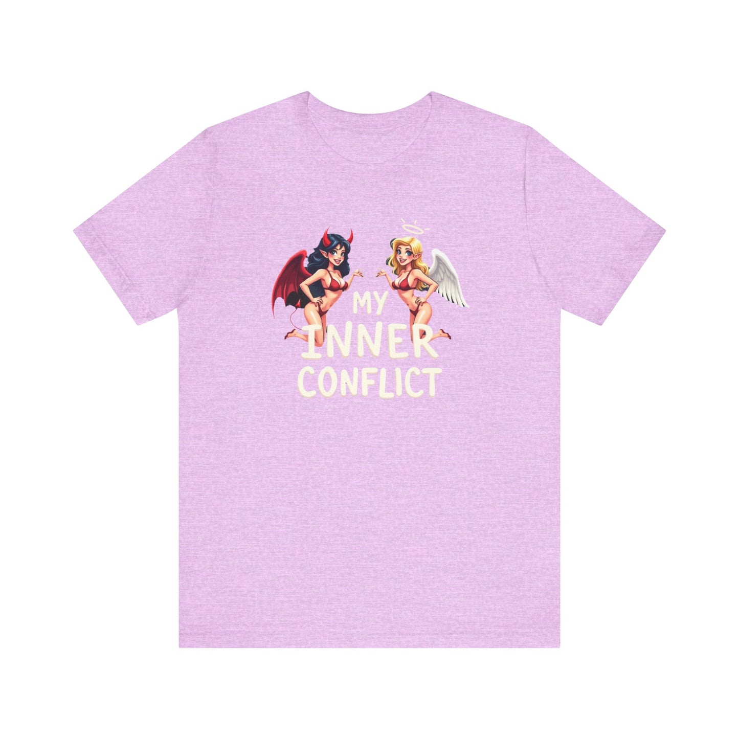 My Inner Conflict, Graphic Tee, Casual Wear, Halloween Gift, Unisex Shirt, Fashion Statement, Unique Style - Psychonaut Swag