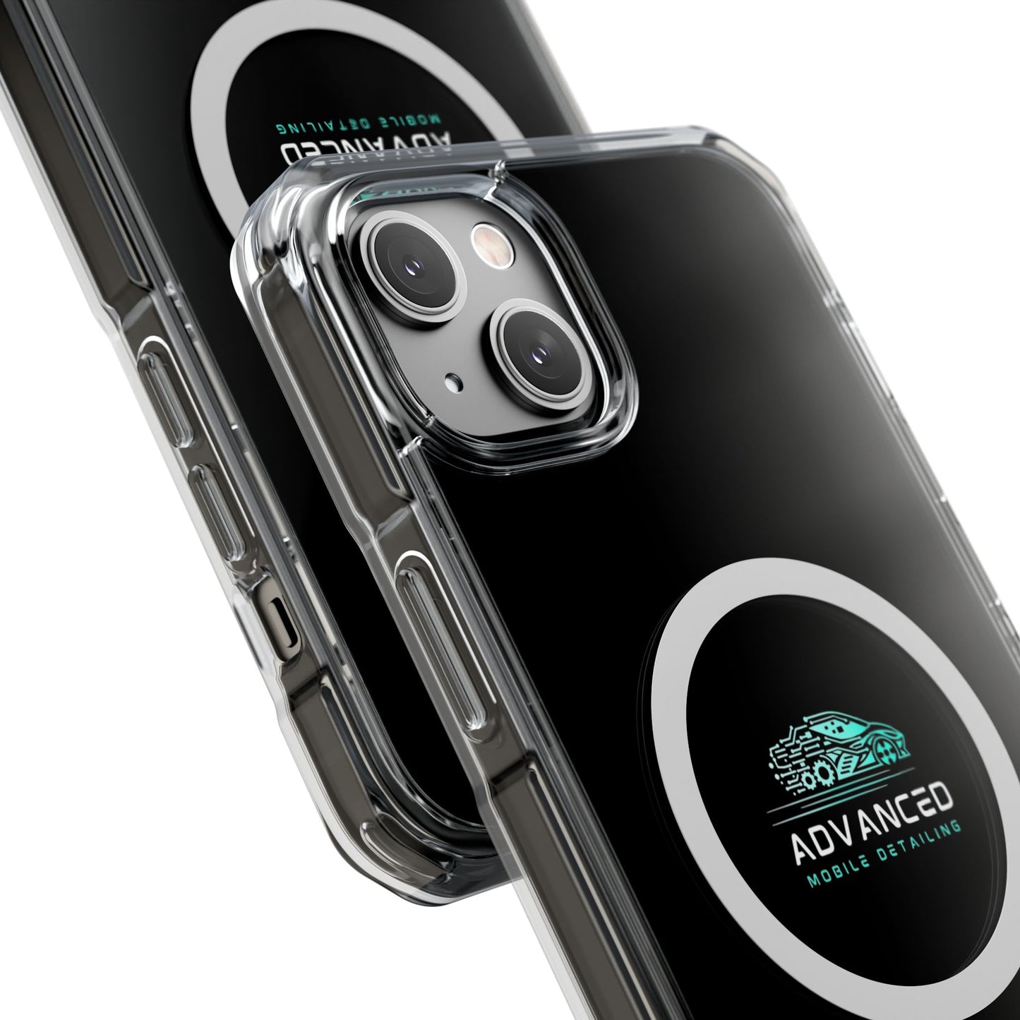 Advanced Mobile Detailing, Phone Case for Car Enthusiasts, Clear Protective Shell, Advanced Mobile Detailing, Customizable Gift, Stylish Phone Accessory