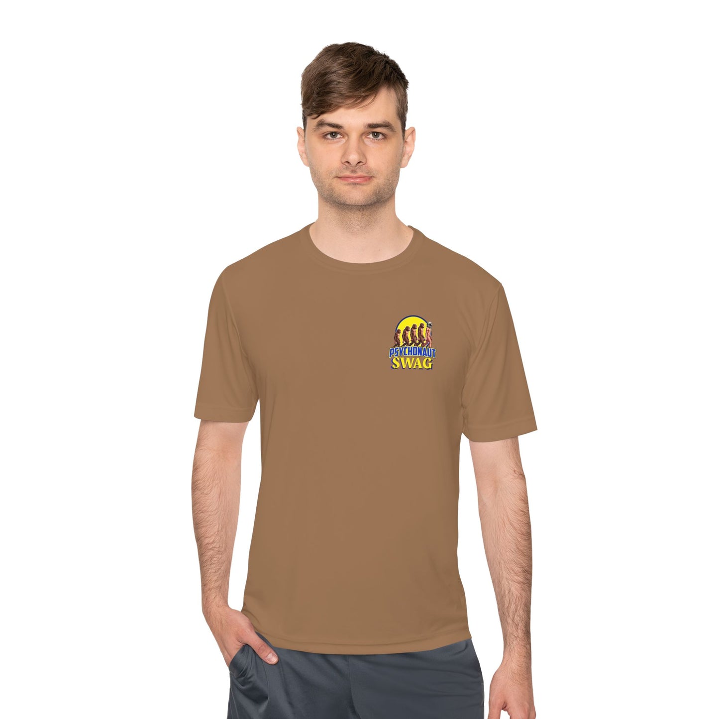 Psychonaut Swag, Small Biz, Unisex Moisture Wicking Tee, Workout Shirt, Gift for Car Enthusiasts, Casual Wear, Summer Activewear