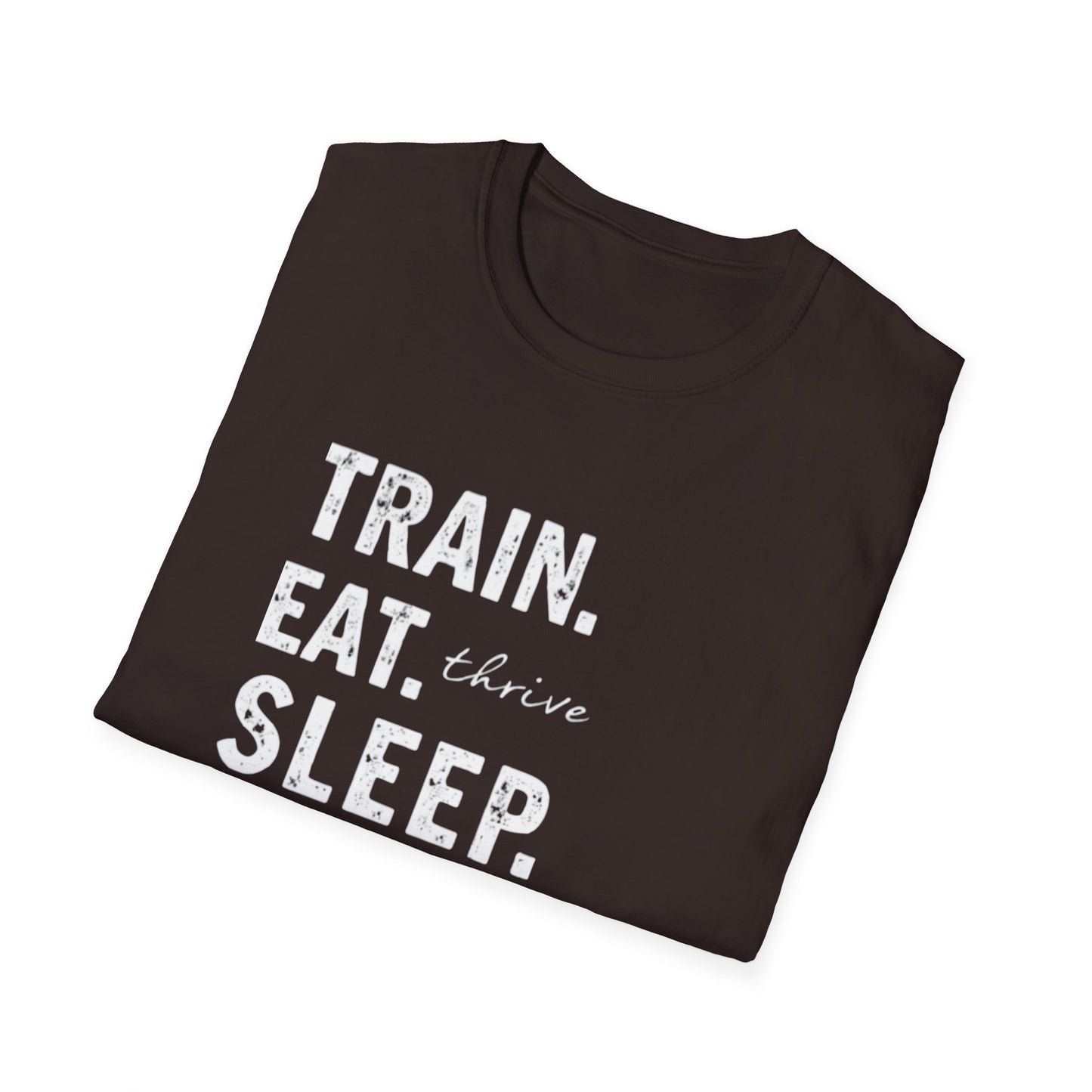 Train Eat Sleep Repeat T-Shirt, Fitness Apparel, Gym Wear, Motivational Shirt, Casual Unisex Tee - Psychonaut Swag