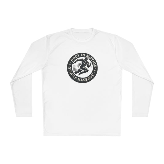 Sports Massage Long Sleeve Tee — "Body in Motion" Athletic Therapy Shirt