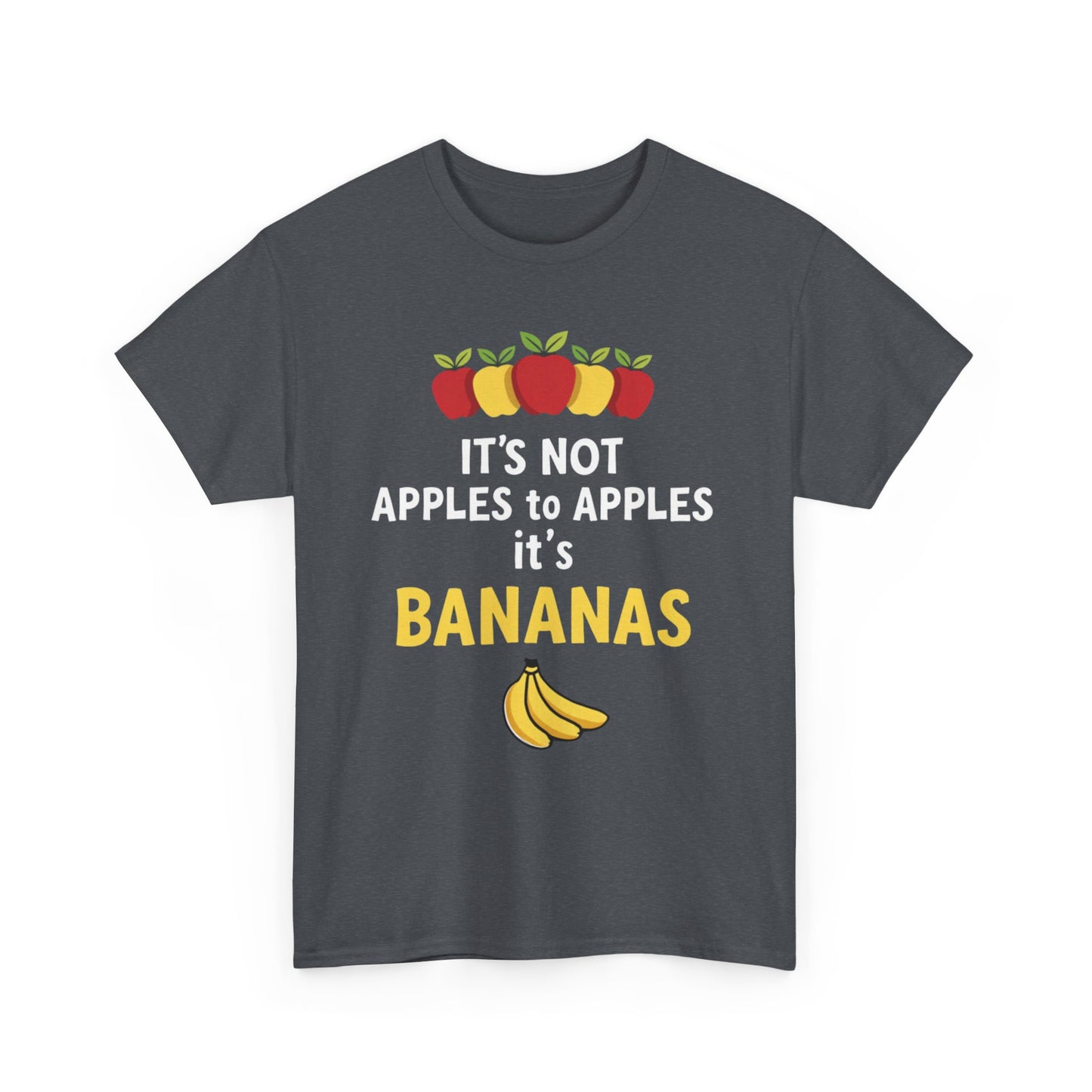 Funny Banana T-Shirt: It's Not Apples to Apples, Cute Graphic Tee for Food Lovers, Gift for Birthdays, Casual Wear, Humor Shirt - Psychonaut Swag