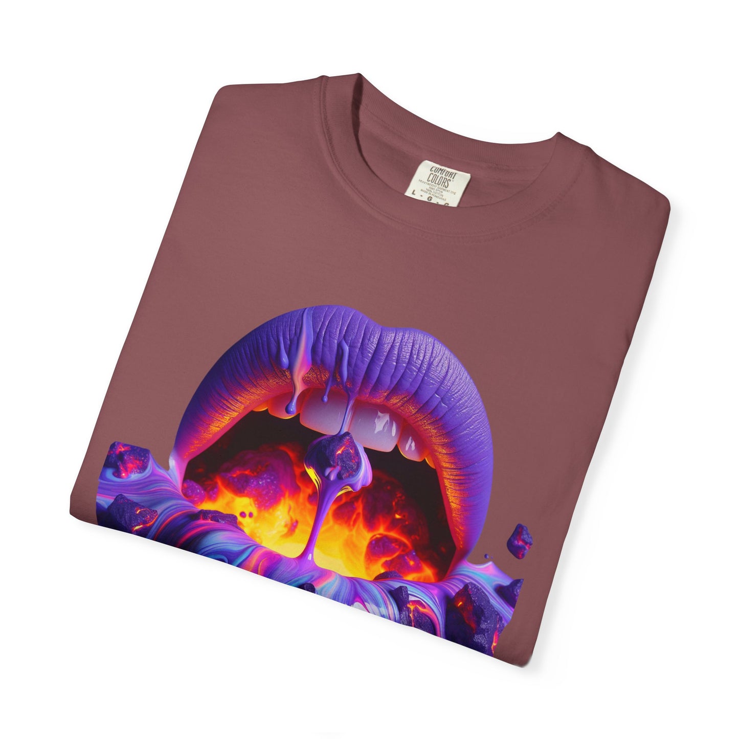 Lava Lips, Unisex Garment-Dyed T-shirt