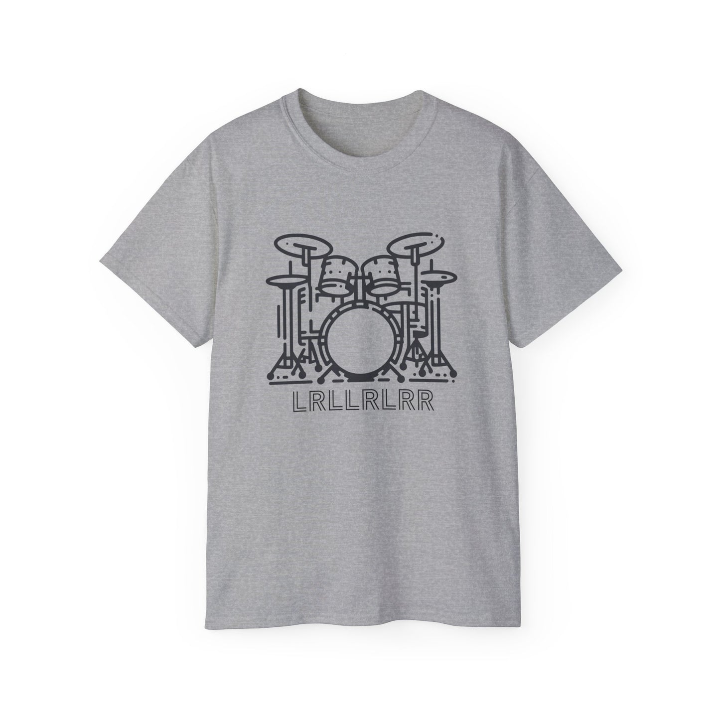 Drum-A-Diddle, Drumset Paradiddle, Unisex Ultra Cotton Tee - Psychonaut Swag