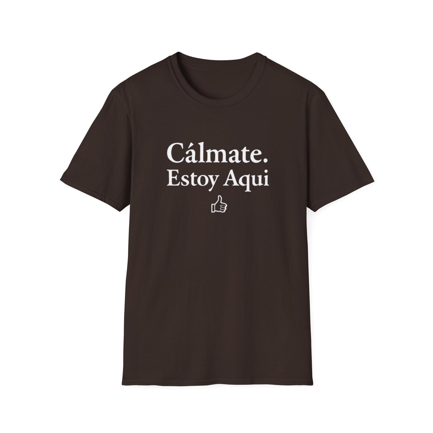 Calm down I’m here, Affirmation Unisex T-Shirt, Relax Shirt, Mindfulness Tee, Casual Wear, Gift for Yoga Lovers, Self-Care Reminder - Psychonaut Swag