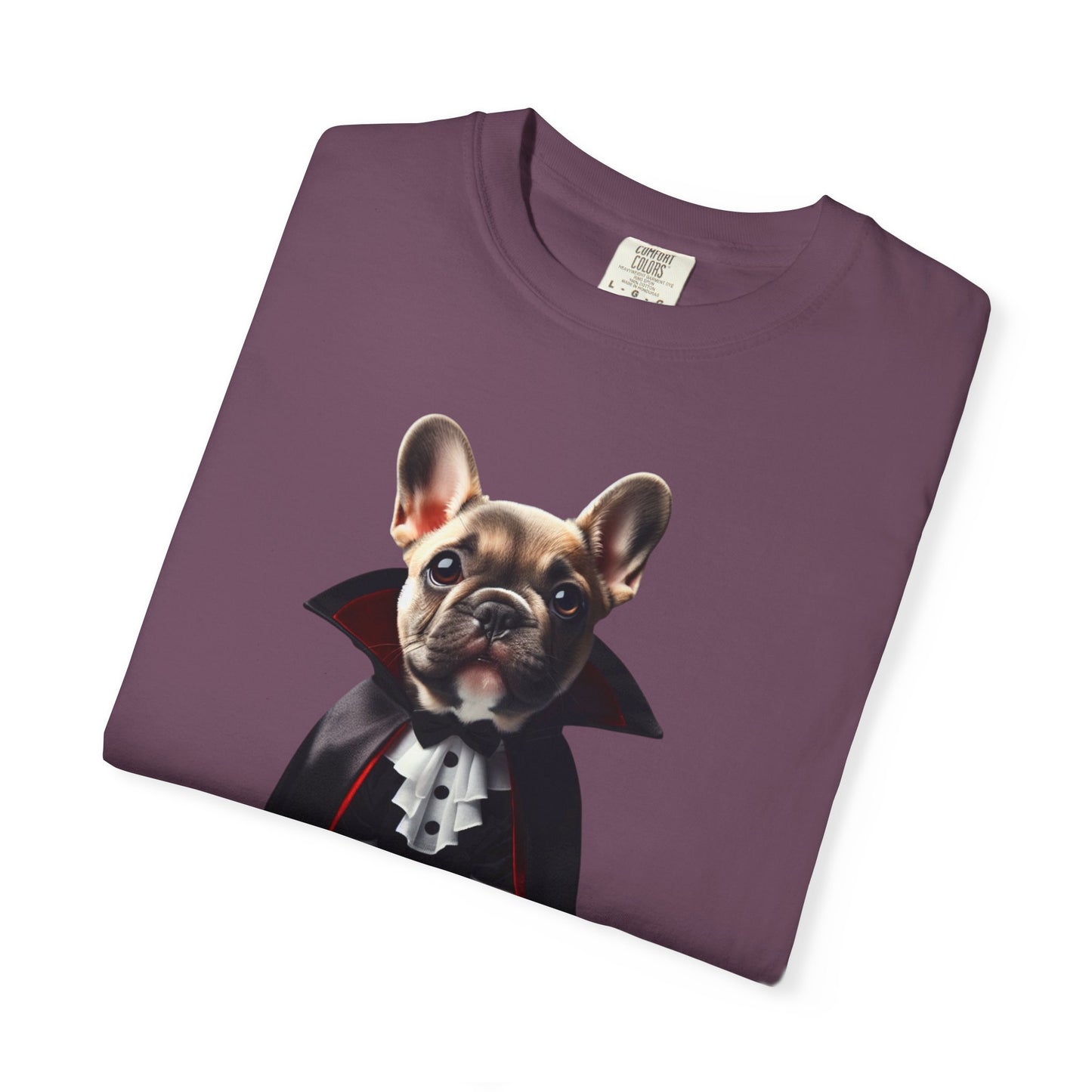 Funny French Bulldog Vampire T-Shirt, Pet Lover Gift, Halloween Costume Tee, Dog Theme Apparel, Unisex Graphic Shirt