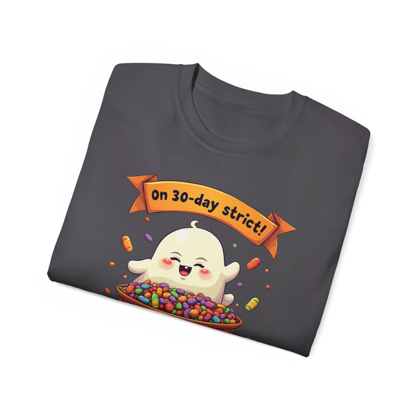 Funny Halloween Diet, Unisex Tee, Cute Ghost Humor Shirt, Gift for Halloween Lovers, Halloween Diet T-Shirt, Spooky Season Apparel
