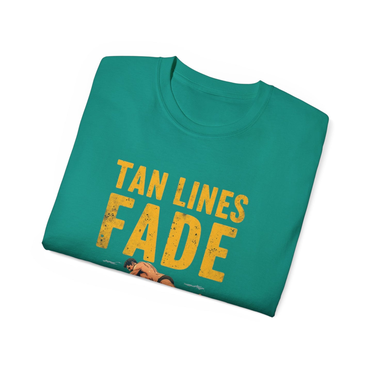 Surfer Tan Lines Tee, Unisex Cotton Shirt, Vacation Apparel, Beach Day Outfit, Casual Summer Clothing - Psychonaut Swag