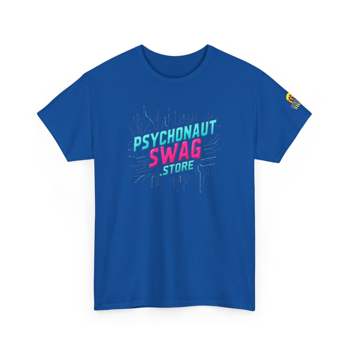 Psychonaut Swag, Human Billboard, Unisex Heavy Cotton Tee