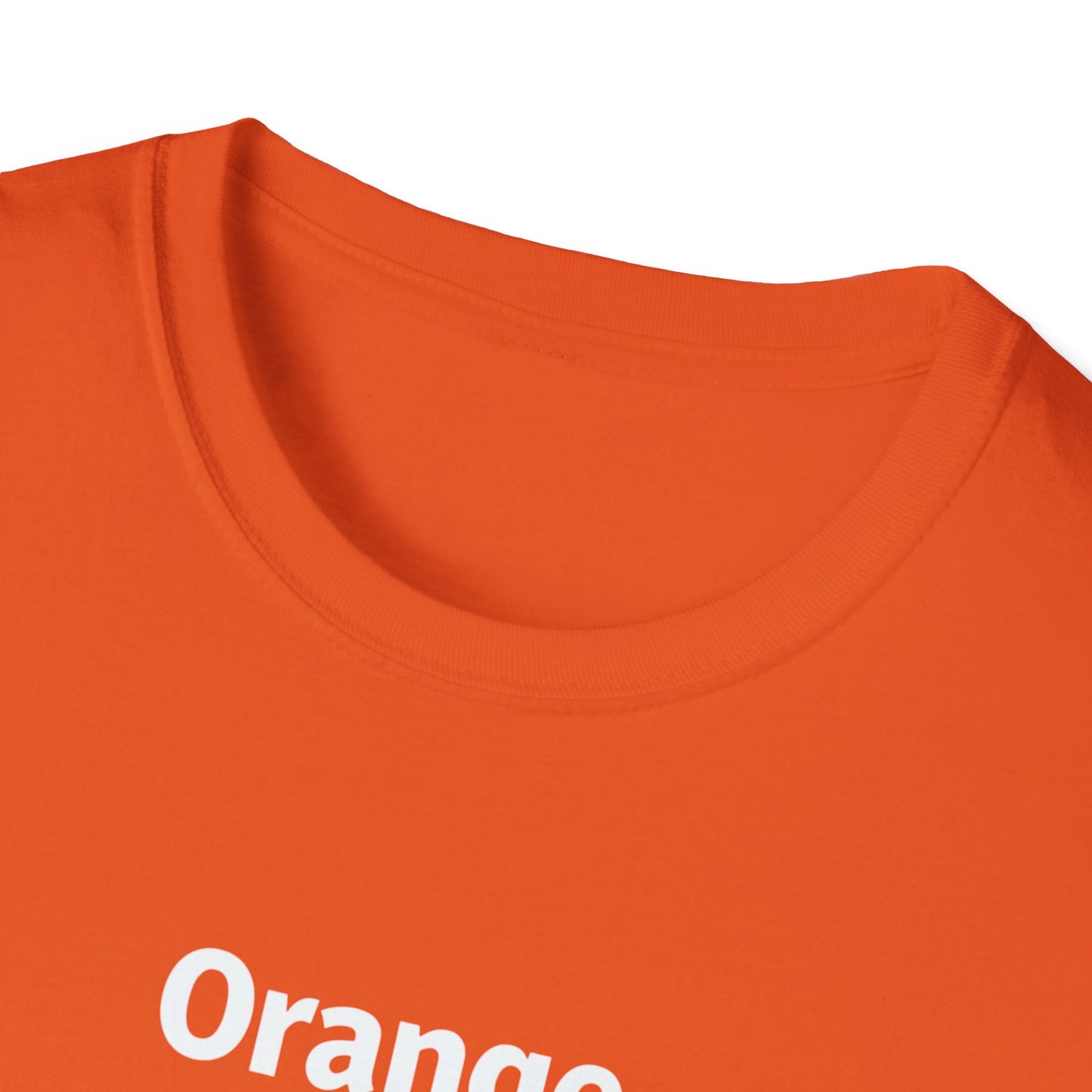 Grateful Orange T-Shirt, Unisex Casual Wear, Thanksgiving Shirt, Fall Vibes Tee, Gift for Friends, Comfortable Everyday Apparel - Psychonaut Swag