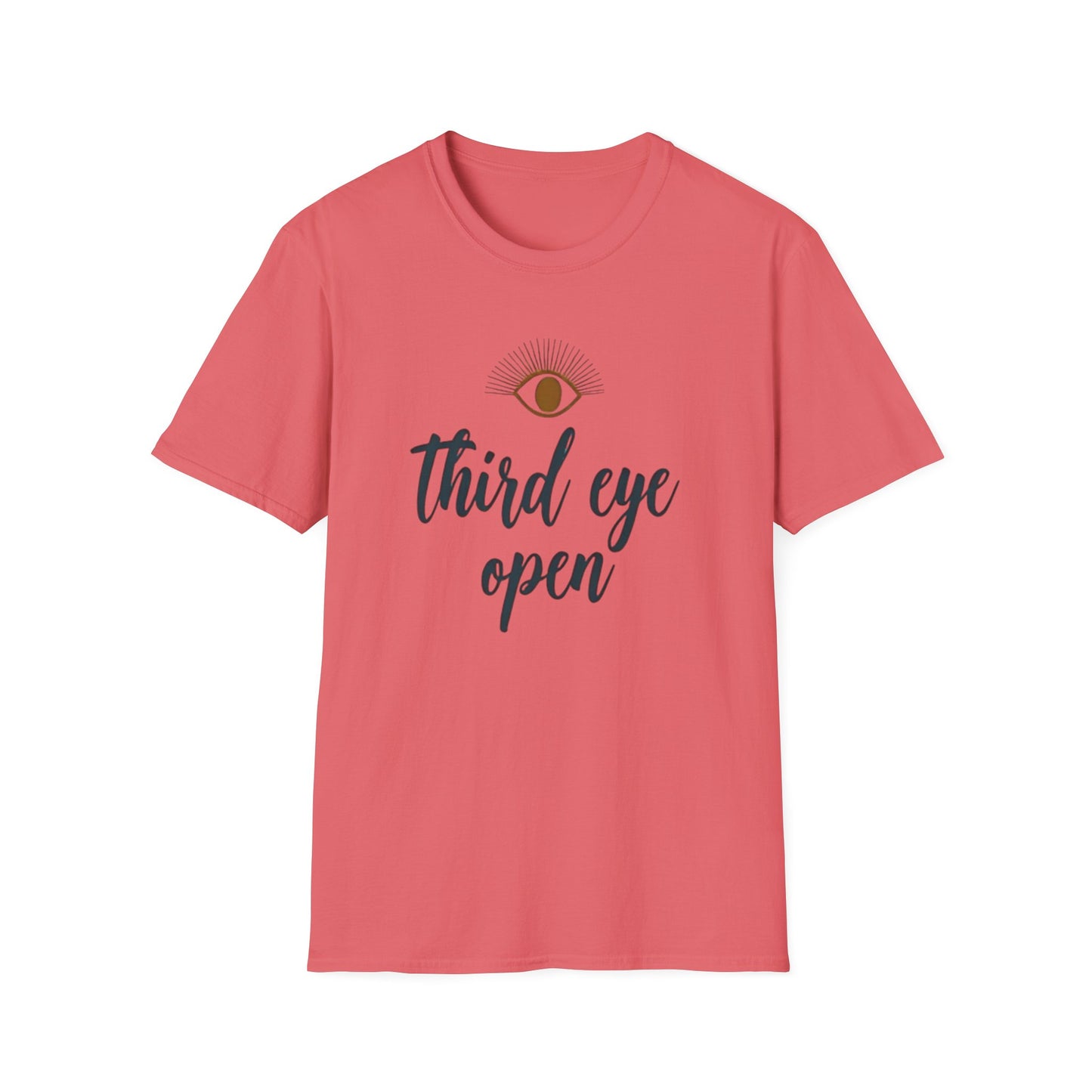 Third Eye insight, Open Unisex Softstyle T-Shirt, Spiritual Gift, Graphic Tee, Meditation Apparel, Casual Wear, Yoga Clothing, Unique T-Shirt - Psychonaut Swag