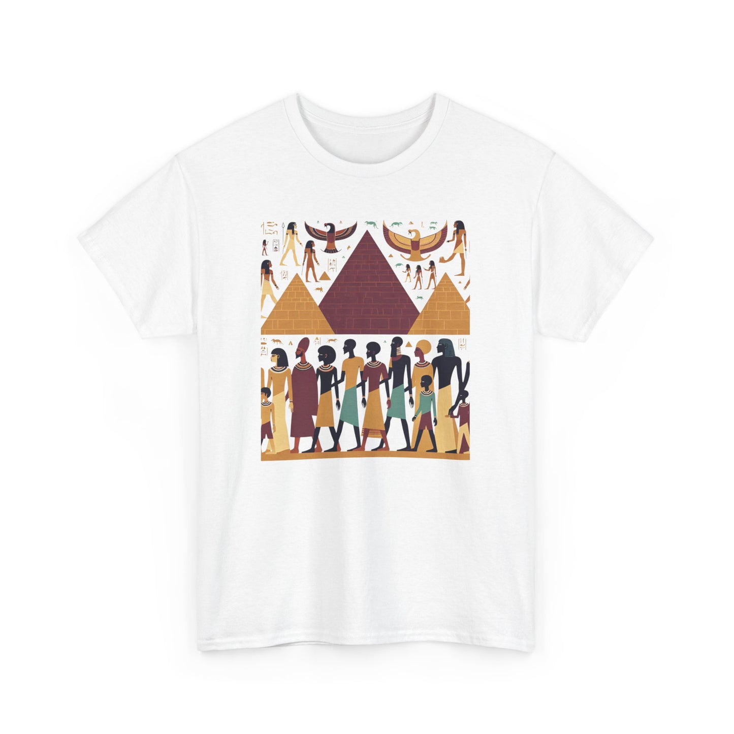 Hieroglyphic Recall, Unisex Heavy Cotton Tee - Psychonaut Swag