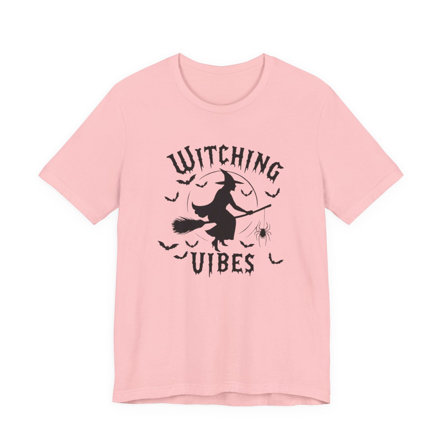Witching Vibes Graphic Tee, Halloween Apparel, Unisex Costume Top, Casual T-Shirt, Spooky Season Outfit, Witchy Gift