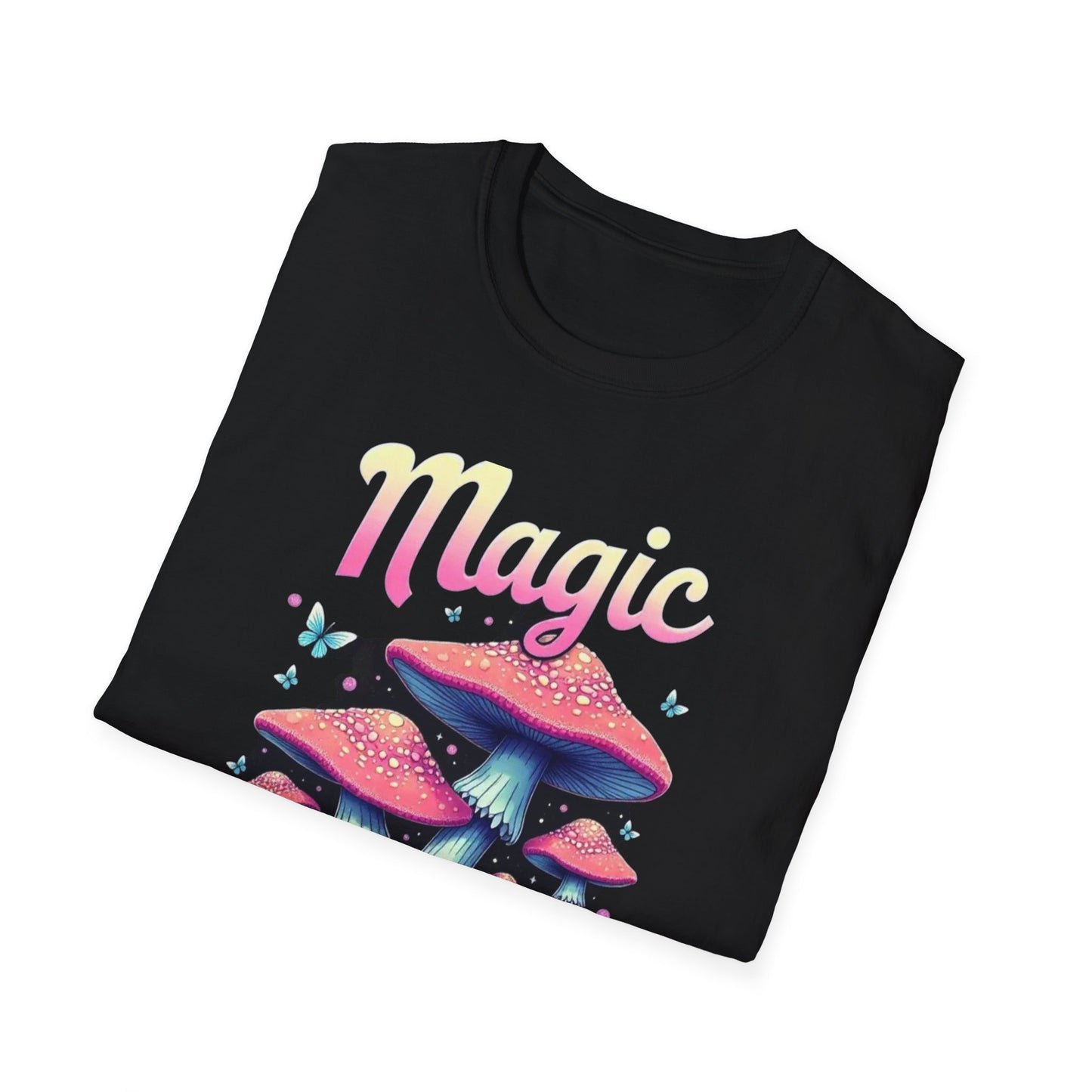 Magic Mushroom Unisex T-Shirt, Psychedelic Tee, Nature Lovers Gift, Trendy Graphic Shirt, Festival Wear, Eco-Friendly Apparel - Psychonaut Swag