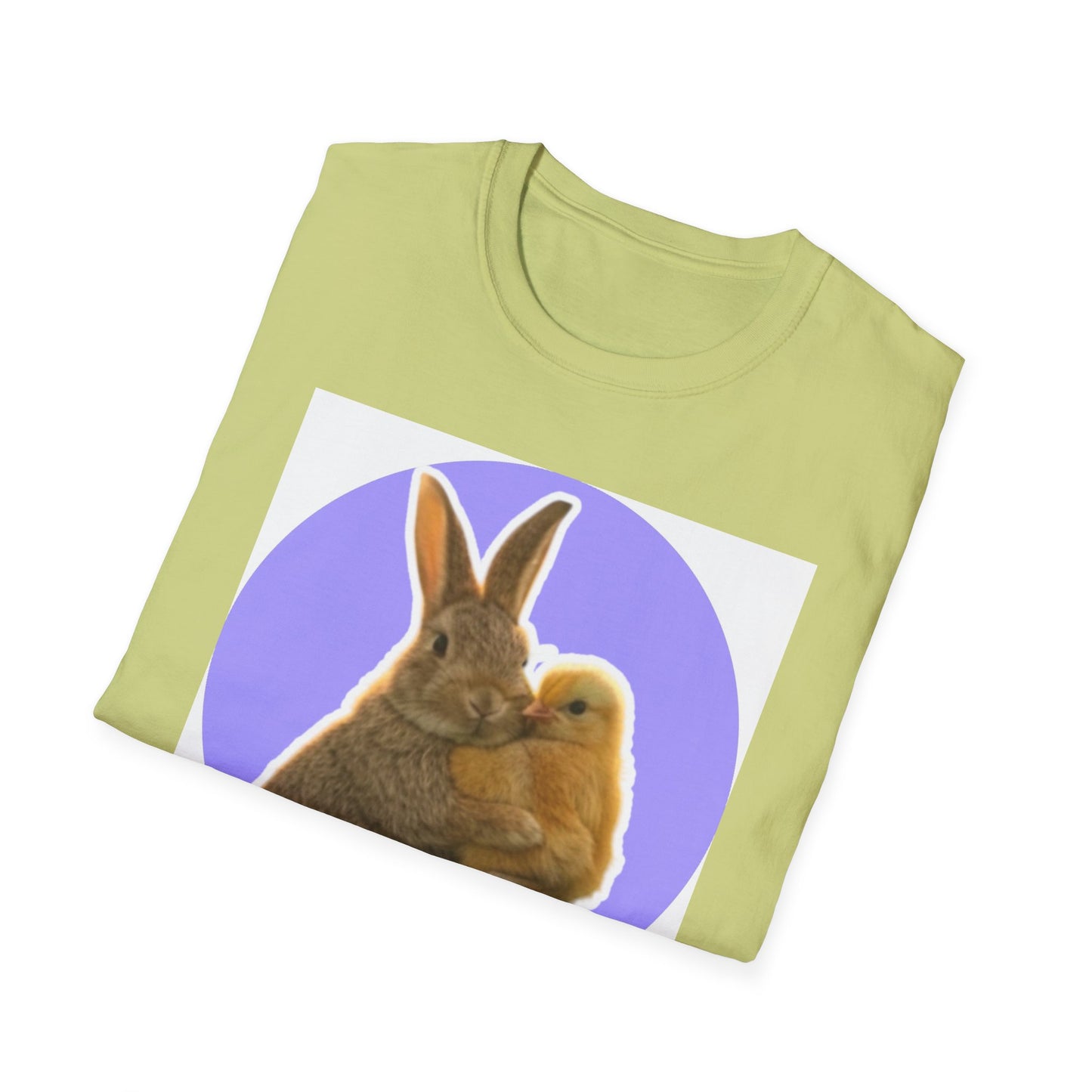 Easter Bunny and Chic, Unisex Softstyle T-Shirt