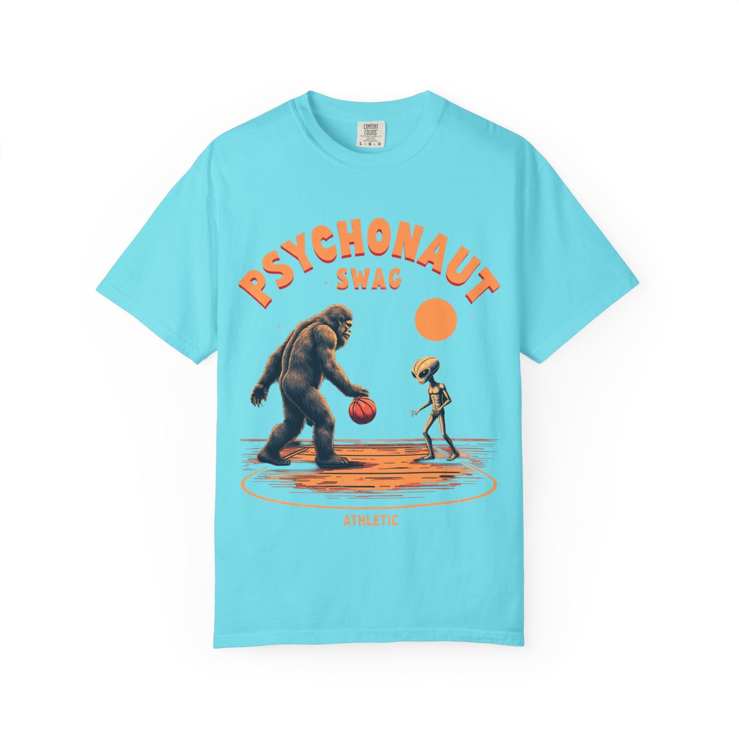 Alien vs Bigfoot, Psychonaut Swag Unisex T-Shirt, Funny Graphic Tee, Unique Gift for Gamers, Outdoor Lovers, Birthday, Casual Wear - Psychonaut Swag