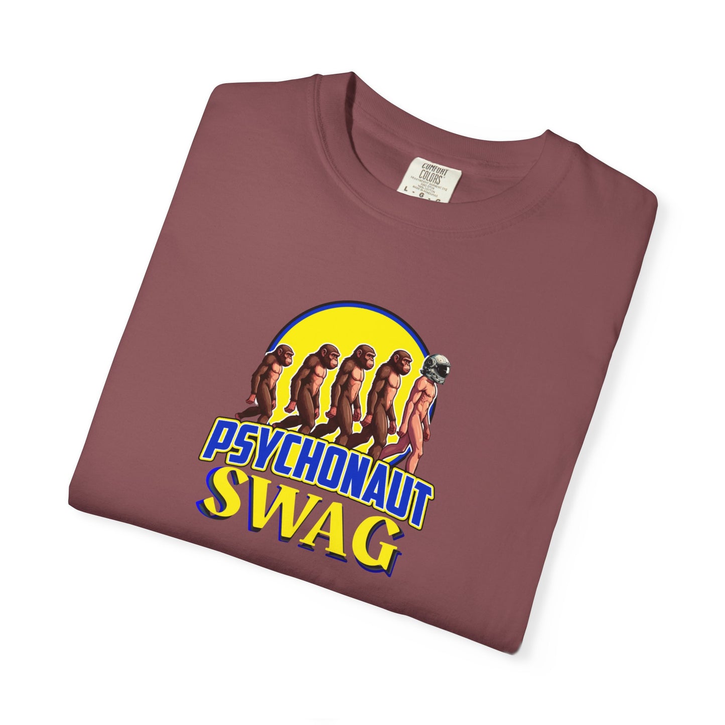 Psychonaut Swag small biz,  Unisex Garment-Dyed T-Shirt | Unique Gift for Festival Lovers, Streetwear, Casual Style, Summer Wardrobe, Psychedelic Art