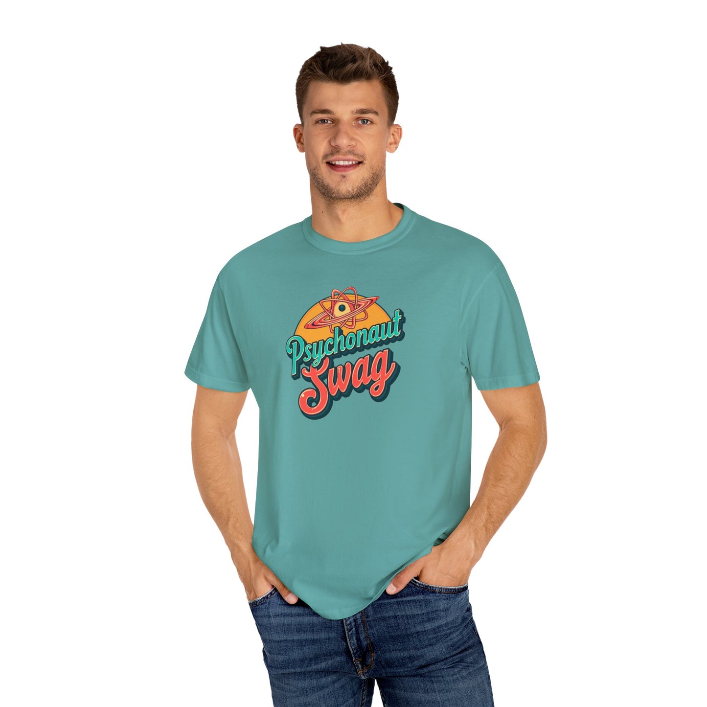 Psychonaut Swag, Atom tee shirt, Psychedelic T-Shirt | Retro Psychonaut Swag Tee | Unique Gift for Festival Lovers, Casual Wear, Art Enthusiasts, Unisex Apparel - Psychonaut Swag