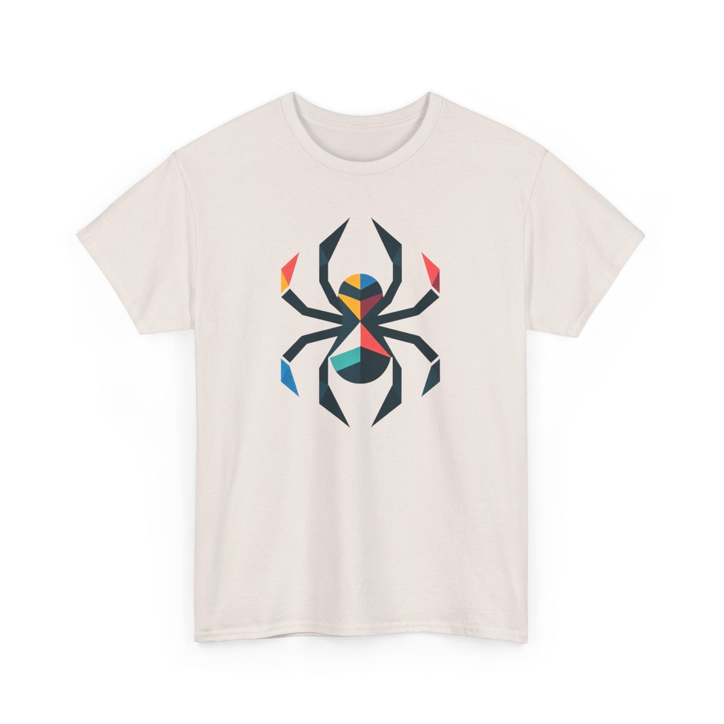Colorful Spider, Graphic Unisex Heavy Cotton Tee - Psychonaut Swag