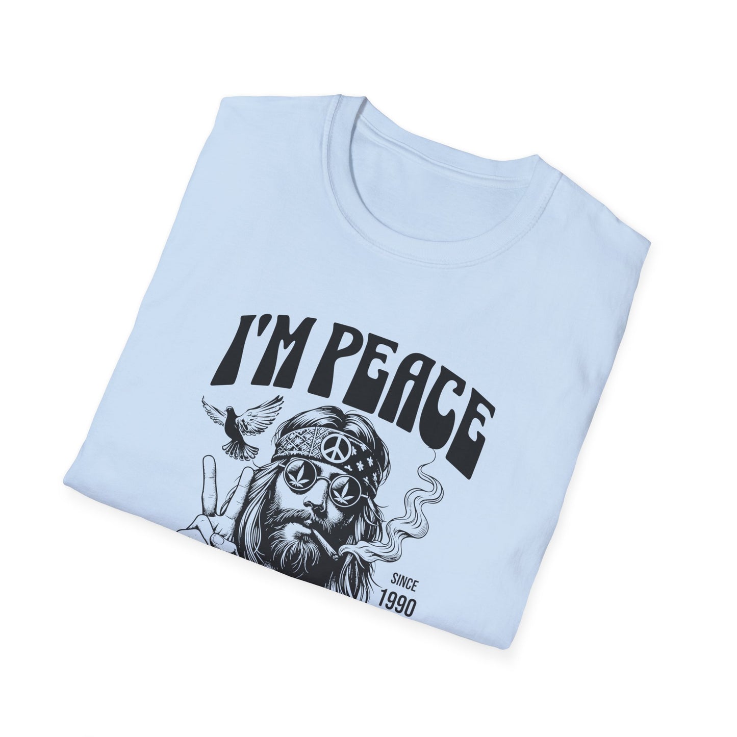 Peaceful Stoner, Unisex Softstyle T-Shirt
