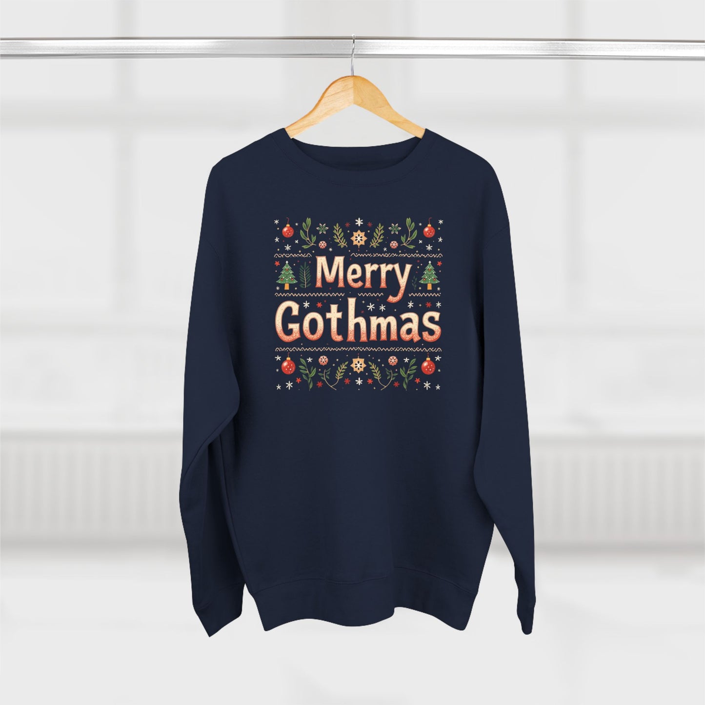 Merry Gothmas Sweatshirt — Gothic Holiday Crewneck