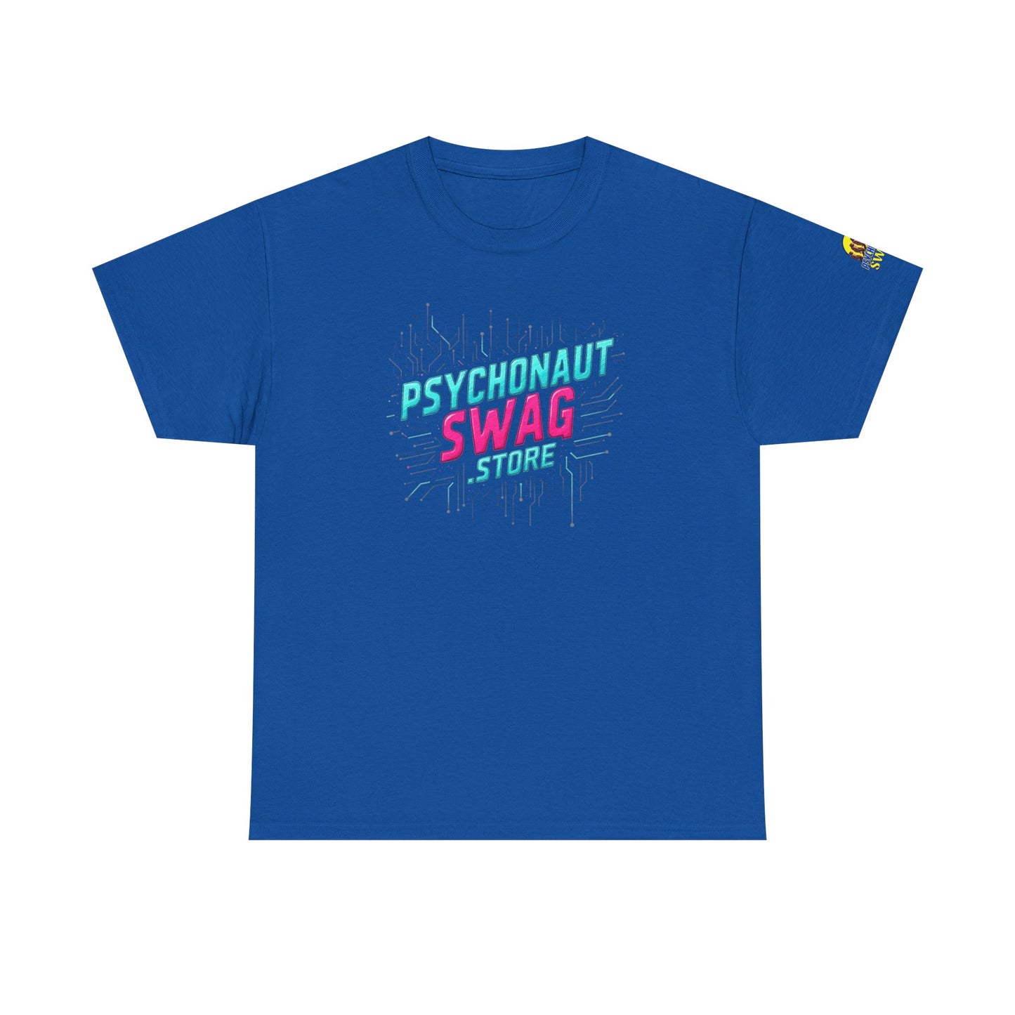 Psychonaut Swag, Human Billboard, Unisex Heavy Cotton Tee
