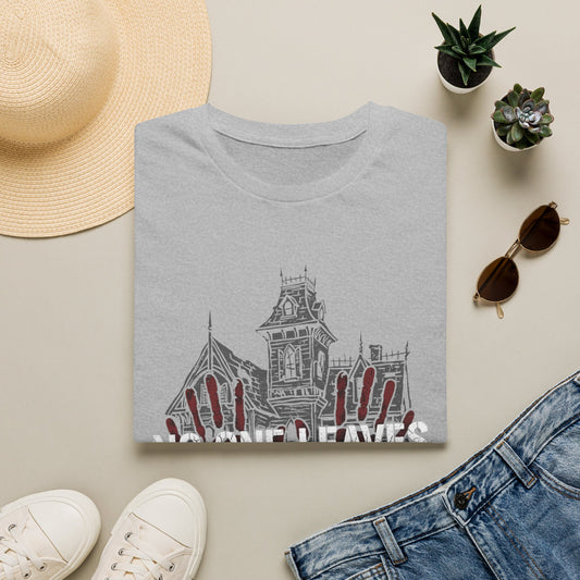 No One Leaves Haunted House T-Shirt — Creepy Mansion Horror Tee