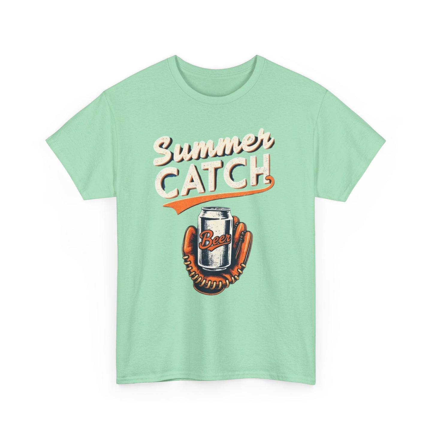 Summer Catch Tee, Casual Summer Shirt, Gift for Beer Lovers, Fun Graphic T-Shirt, Perfect for BBQs and Picnics - Psychonaut Swag
