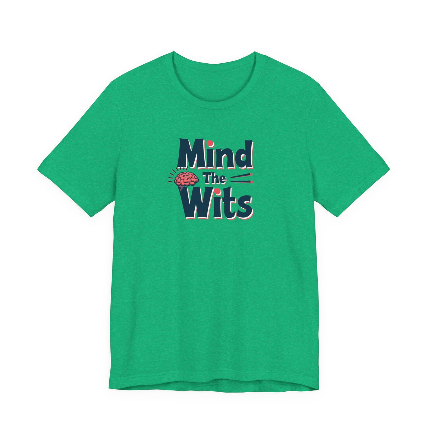 Mind The Wits Unisex Tee - Fun Brainy Humor Shirt for Gift, Casual Wear, Trivia Nights, Brain Games, Educational Events - Psychonaut Swag