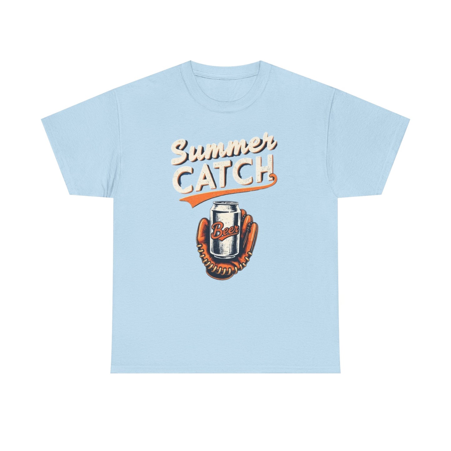 Summer Catch Tee, Casual Summer Shirt, Gift for Beer Lovers, Fun Graphic T-Shirt, Perfect for BBQs and Picnics - Psychonaut Swag