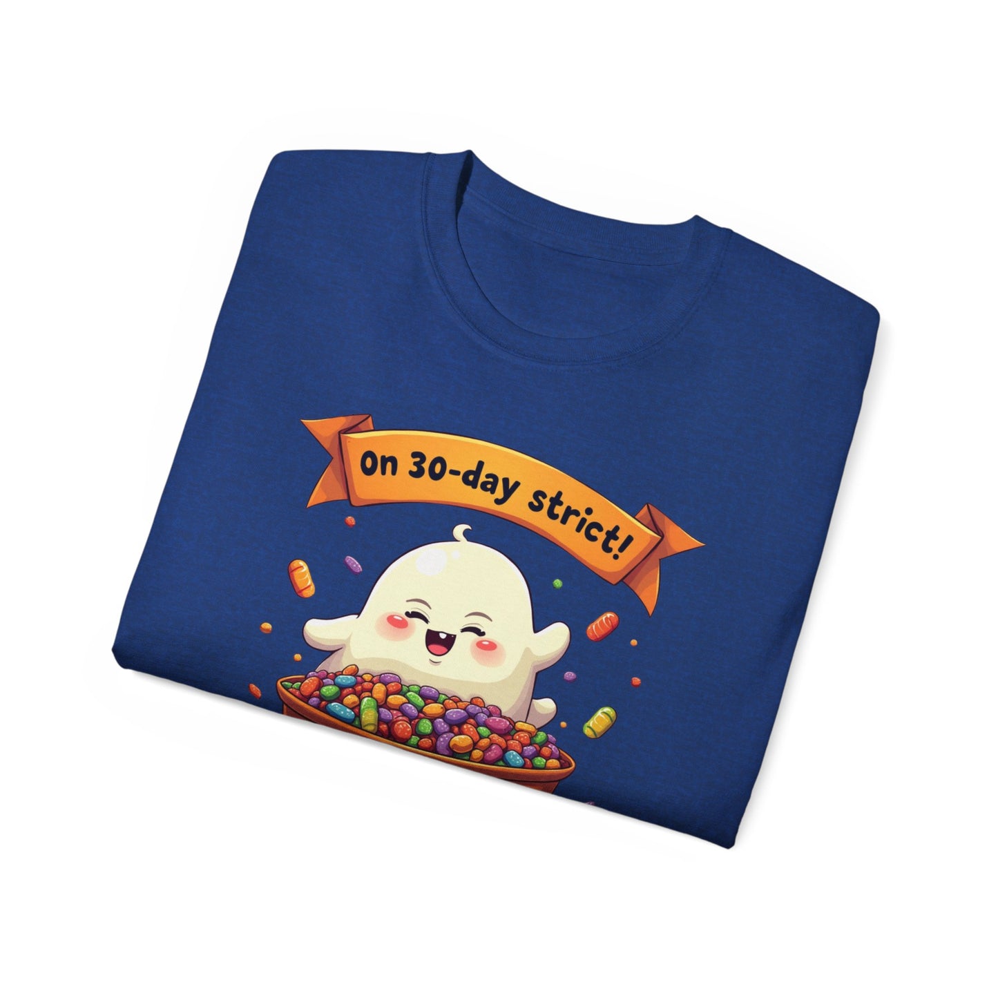 Funny Halloween Diet, Unisex Tee, Cute Ghost Humor Shirt, Gift for Halloween Lovers, Halloween Diet T-Shirt, Spooky Season Apparel