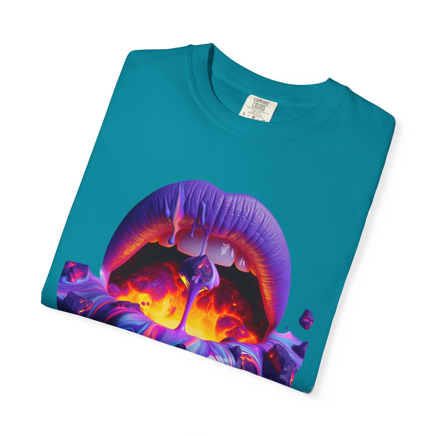 Lava Lips, Unisex Garment-Dyed T-shirt